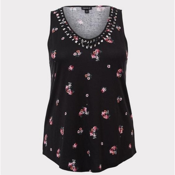 Torrid Heritage Slub V-Neck Macrame Tank Sz 3X - Picture 10 of 11